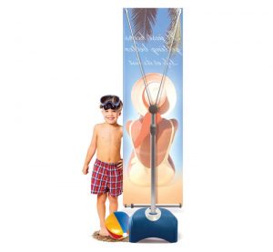 outdoor x-stand banner stand